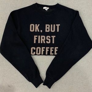 Crop top sweatshirt